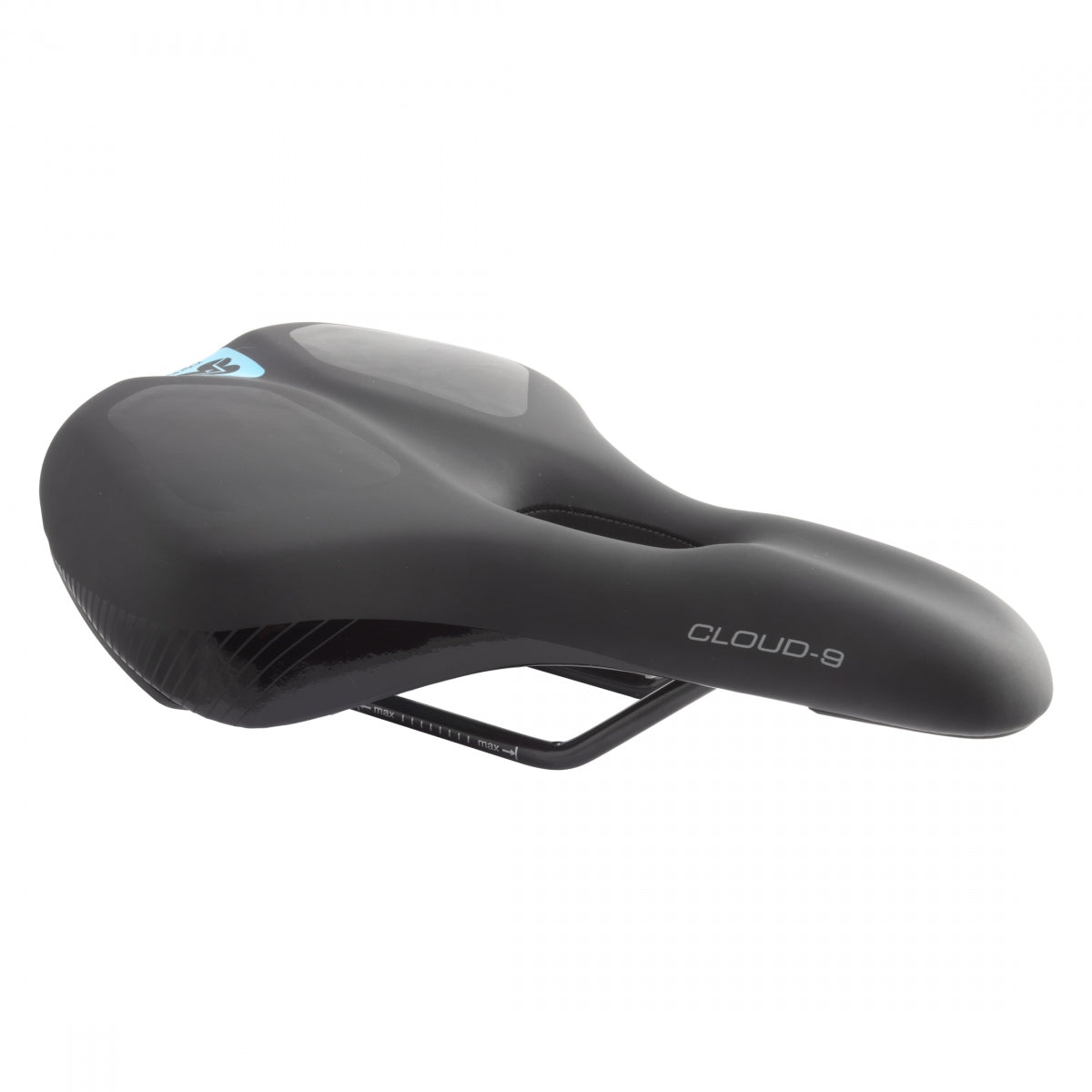 CLOUD-9 SADDLE C9 KUSH-E MEDIUM AIRFLOW MEMORY FOAM 10.4x6.5 BK - CLOUD-9