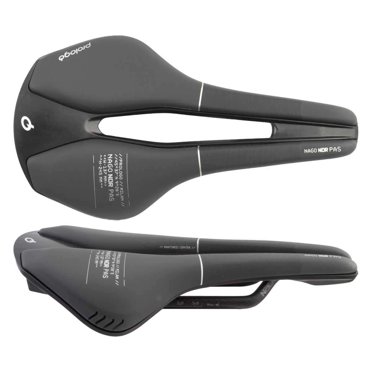 PROLOGO SADDLE PROLOGO NAGO NDR PAS NACK 137 BK/GY - PROLOGO