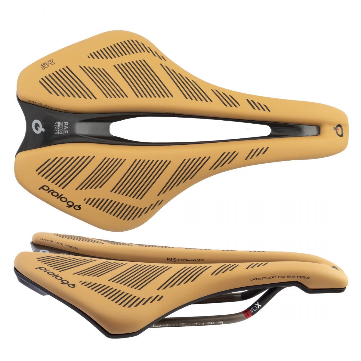PROLOGO SADDLE PROLOGO DIMENSION R2 AGX TIROX 153 LT-BN w/SLIDE CONTROL - PROLOGO