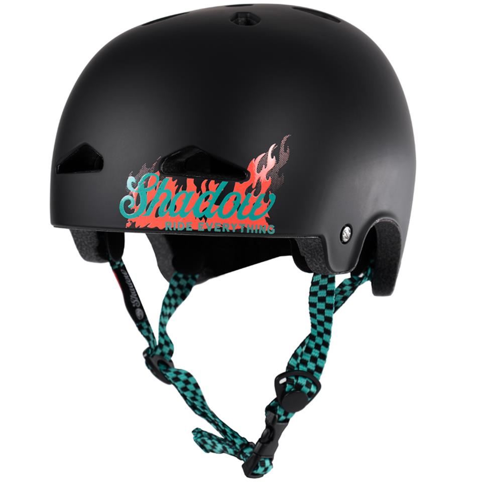 Shadow FeatherWeight In-Mold Big Boy V2 Helmet - Matte Black available at 5150bmx.com