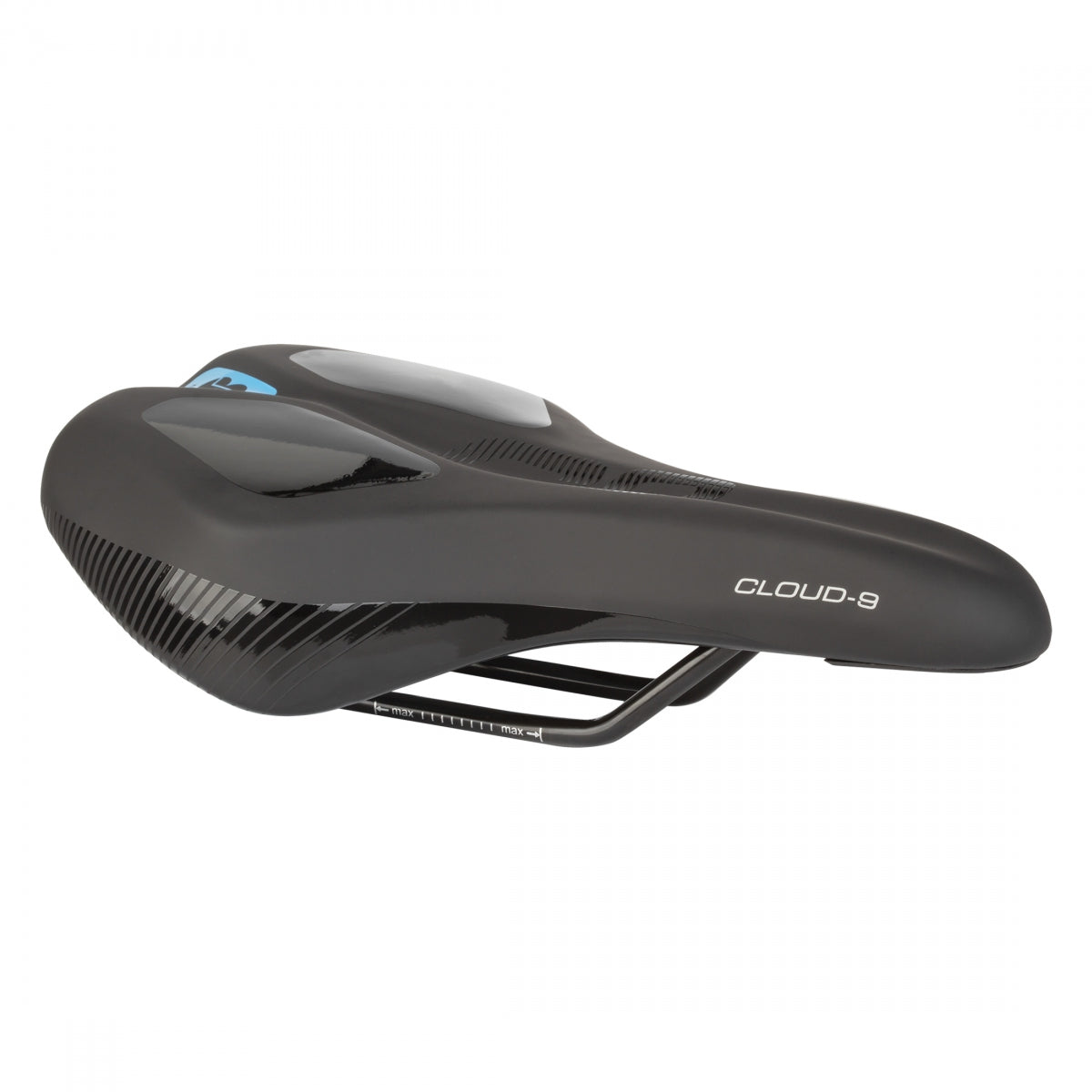 CLOUD-9 SADDLE C9 KUSH PLUS MEDIUM MEMORY FOAM BK - CLOUD-9