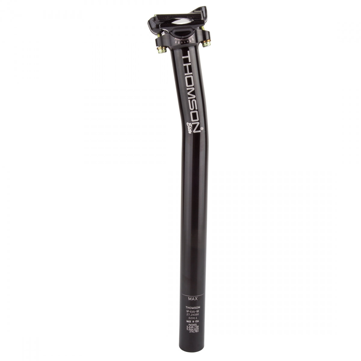 THOMSON SEATPOST THOM 27.2 330mm-BK 16mm SETBACK - THOMSON