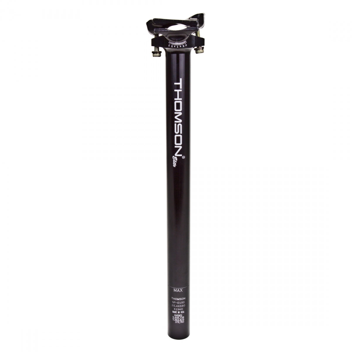 THOMSON SEATPOST THOM 25.4 330mm-BK - THOMSON