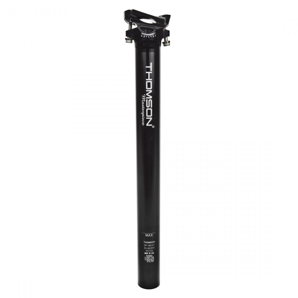 THOMSON SEATPOST THOM 31.6 350mm-M-PC BK - THOMSON
