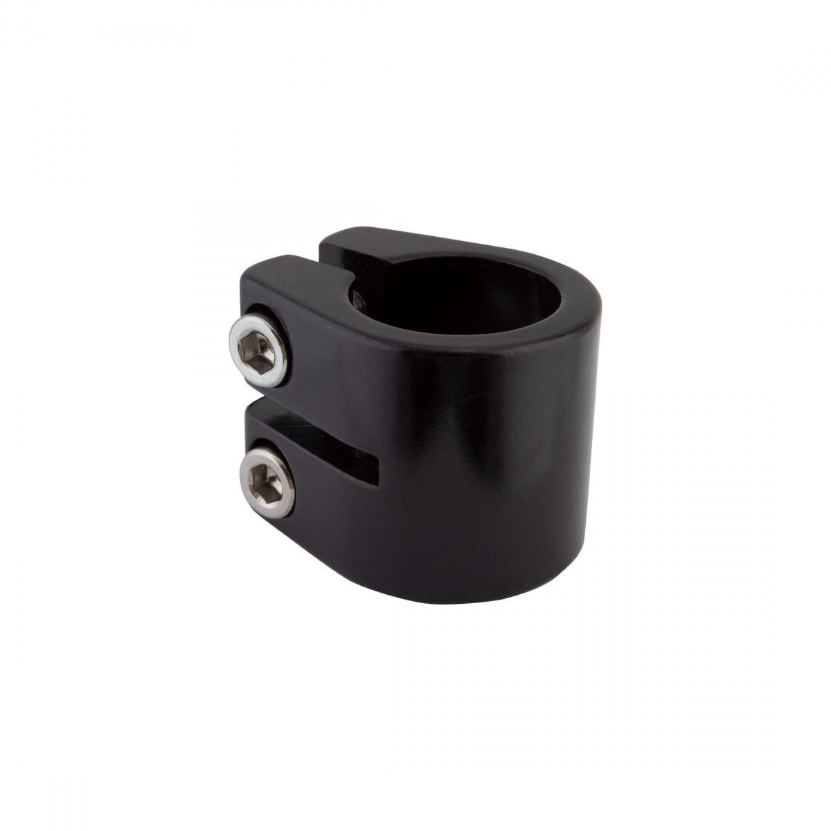 BLACK OPS SEATPOST CLAMP BK-OPS DBL VISE 1-1/8 BK - BLACK OPS