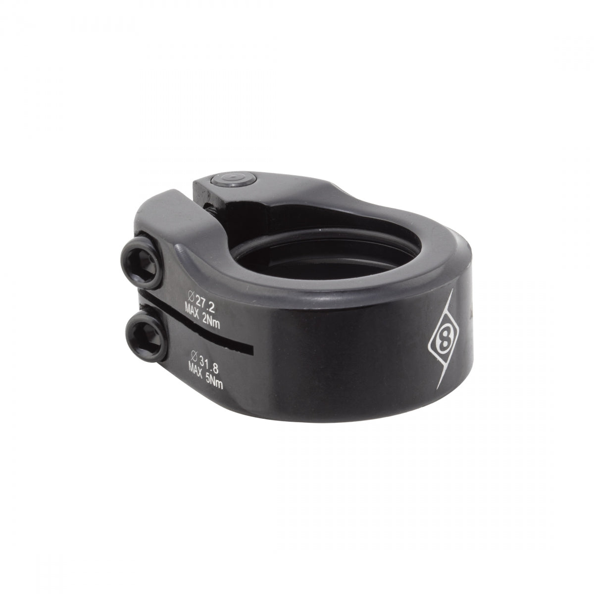 ORIGIN8 SEATPOST CLAMP OR8 CLAMPDOWN DBL 31.8/27.2 BK - ORIGIN8