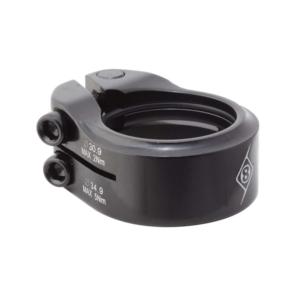 ORIGIN8 SEATPOST CLAMP OR8 CLAMPDOWN DBL 34.9/30.9 BK - ORIGIN8