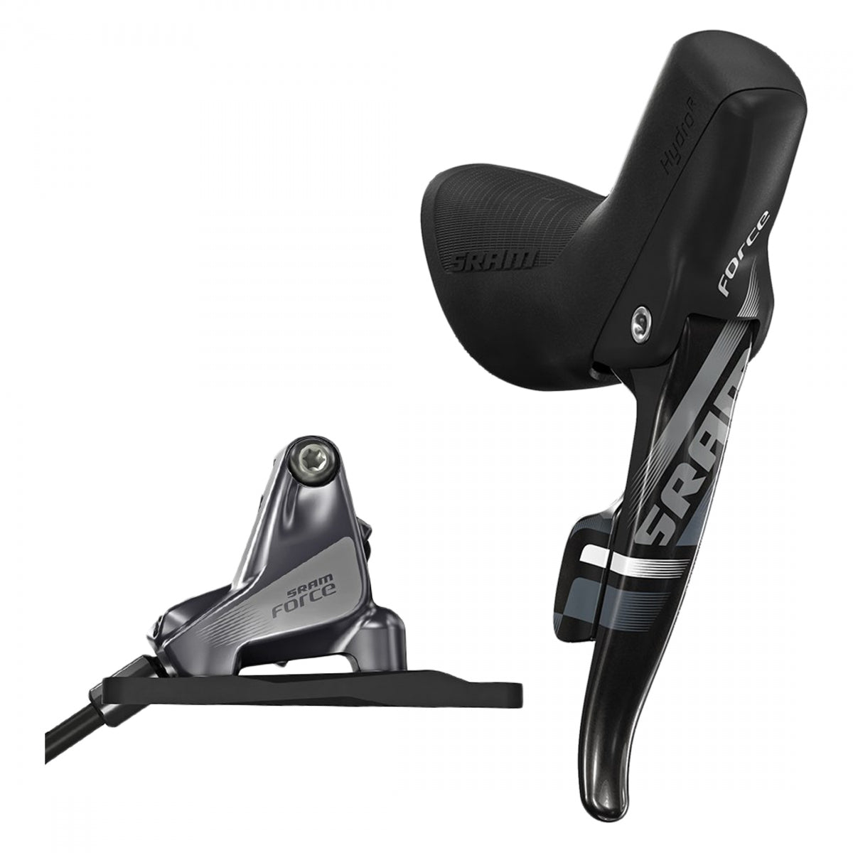 SRAM SHIFrontER SRAM FORCE22 HYD DISC LH YAW 950 w/CALIPER FLAT MOUNT NO ROTORorBRACKET - SRAM