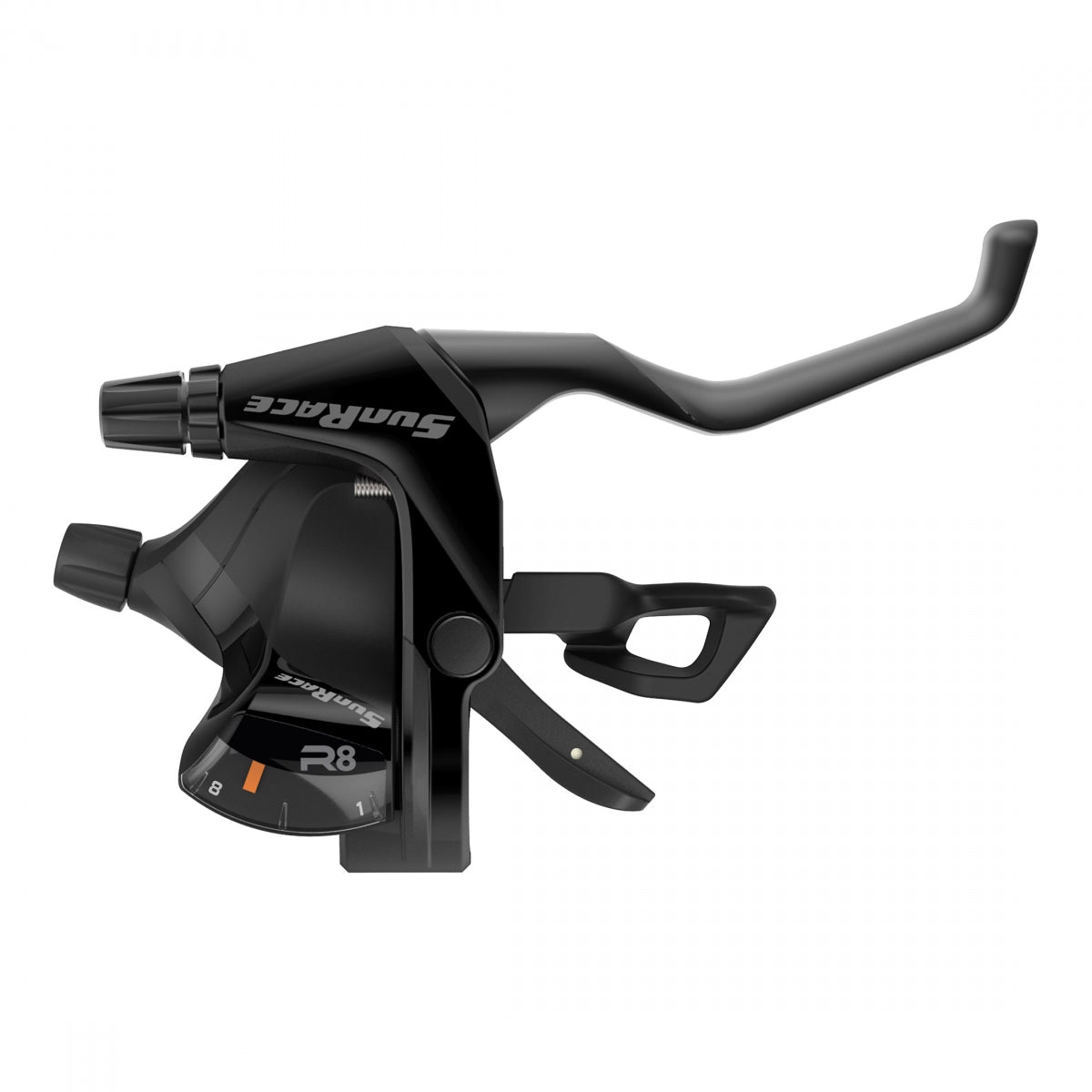 SUNRACE SHIFrontER SUNRACE HB STF803 FLAT BAR TRIGGER/BRAKE 8s RH V BK - SUNRACE