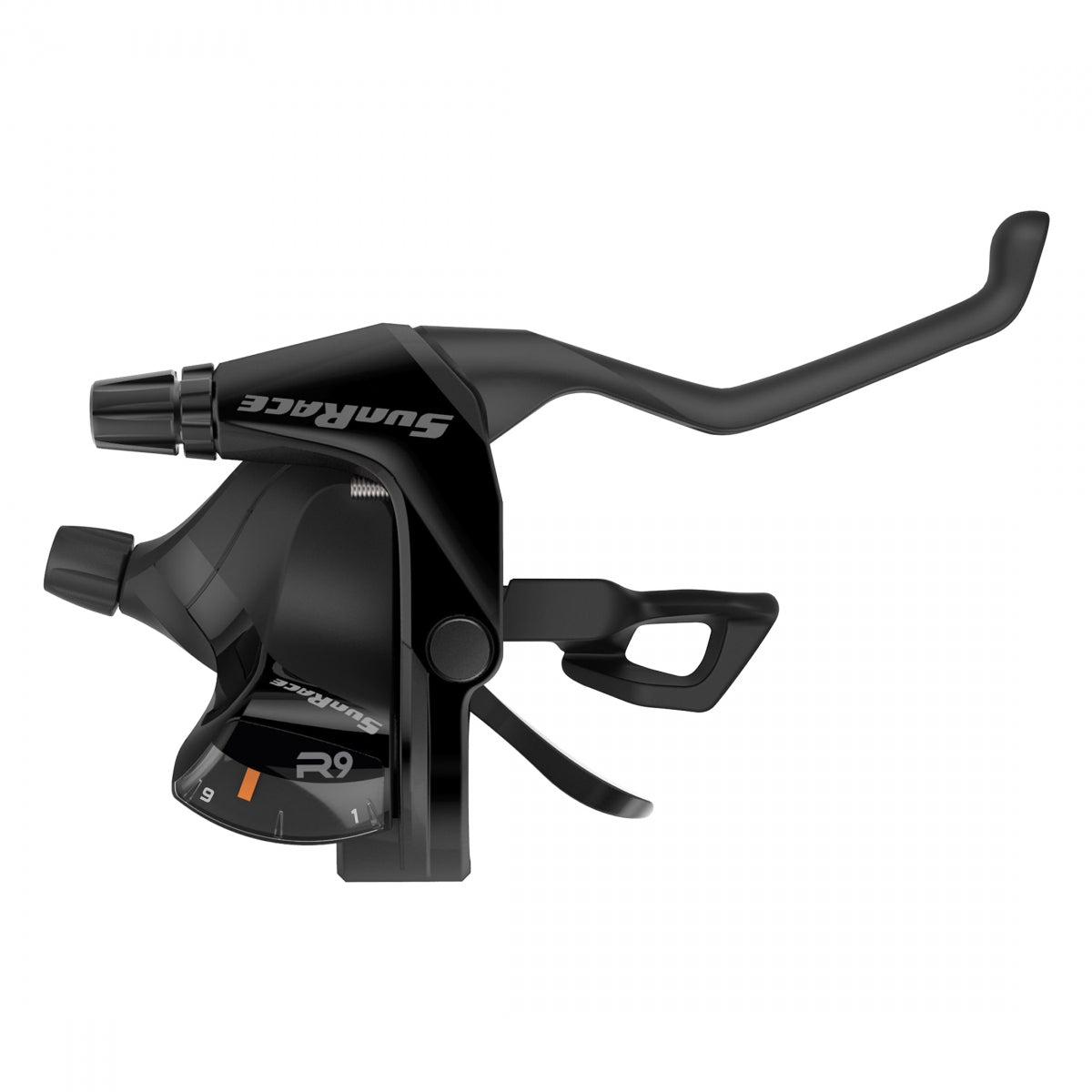SUNRACE SHIFrontER SUNRACE HB STF933 FLAT BAR TRIGGER/BRAKE 9s RH V BK - SUNRACE
