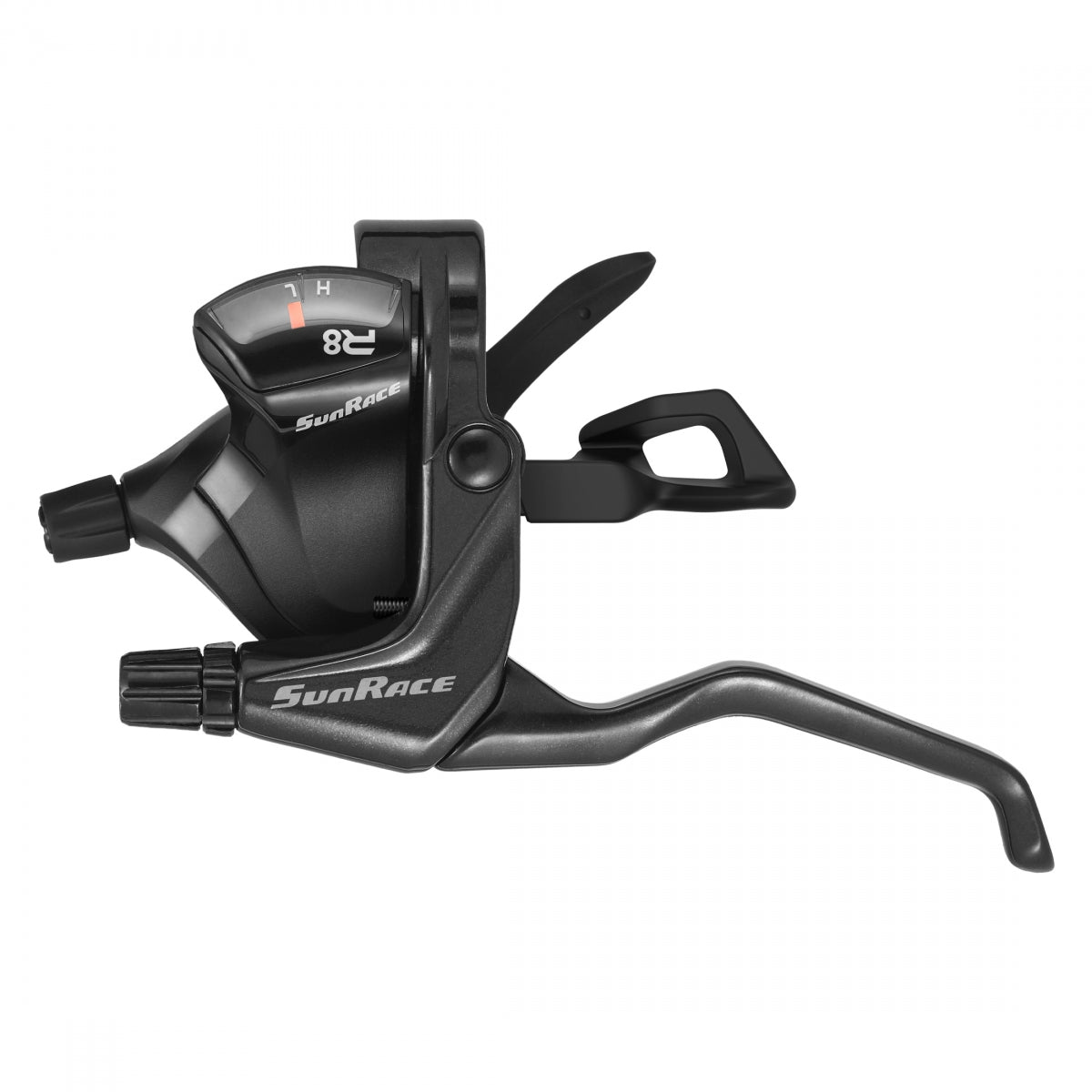 SUNRACE SHIFrontER SUNRACE HB STF803 FLAT BAR TRIGGER/BRAKE 2s LH V BK - SUNRACE