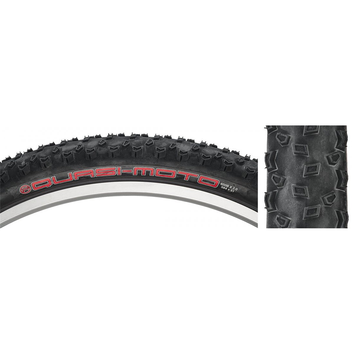 PANARACER TIRE PAN PACENTI QUASI-MOTO 27.5x2.0 FOLD BK/BK - PANARACER