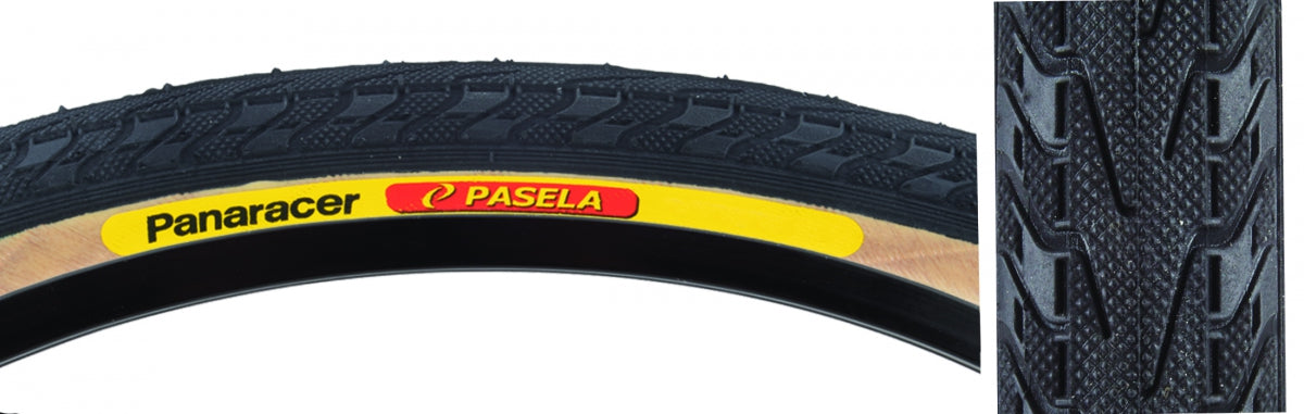 PANARACER TIRE PAN PASELA 700x38 WIRE BK/YSK - PANARACER