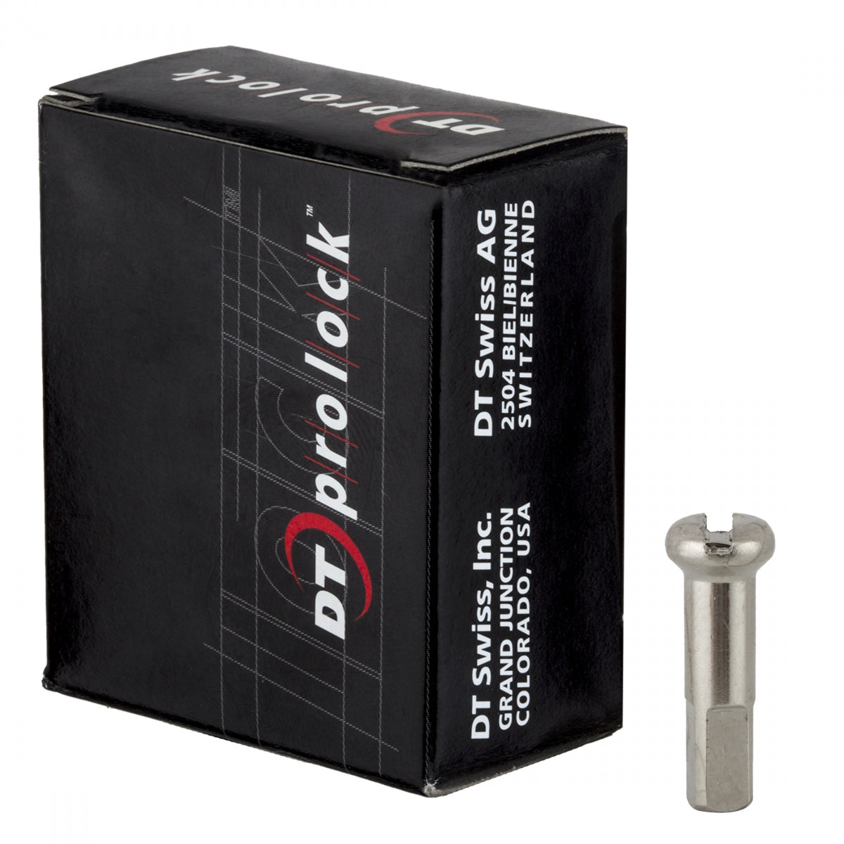 DT SWISS SPOKE NIPPLE DT BRASS 2.0x16mm PROLOCK SK BXof100 - DT SWISS