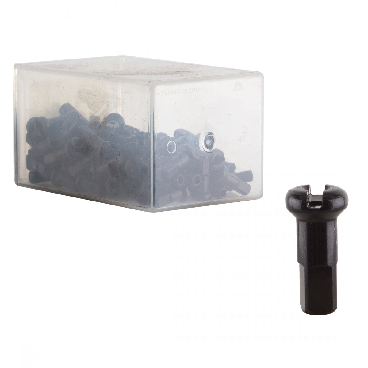 DT SWISS SPOKE NIPPLE DT ALY 1.8x12mm BK BXof100 - DT SWISS