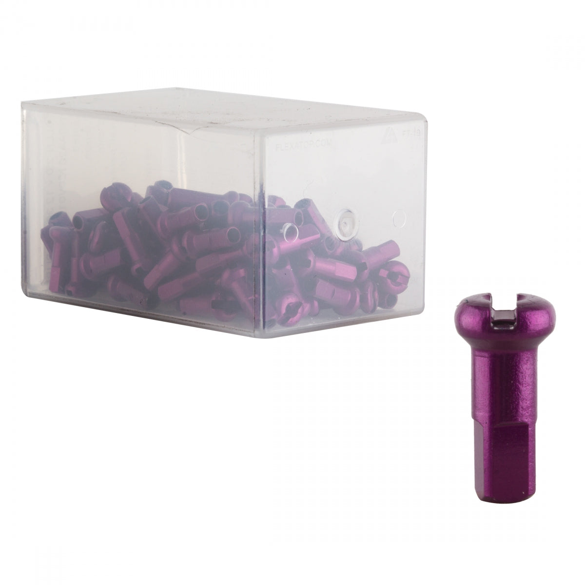 DT SWISS SPOKE NIPPLE DT ALY 2.0x12mm PU BXof100 - DT SWISS