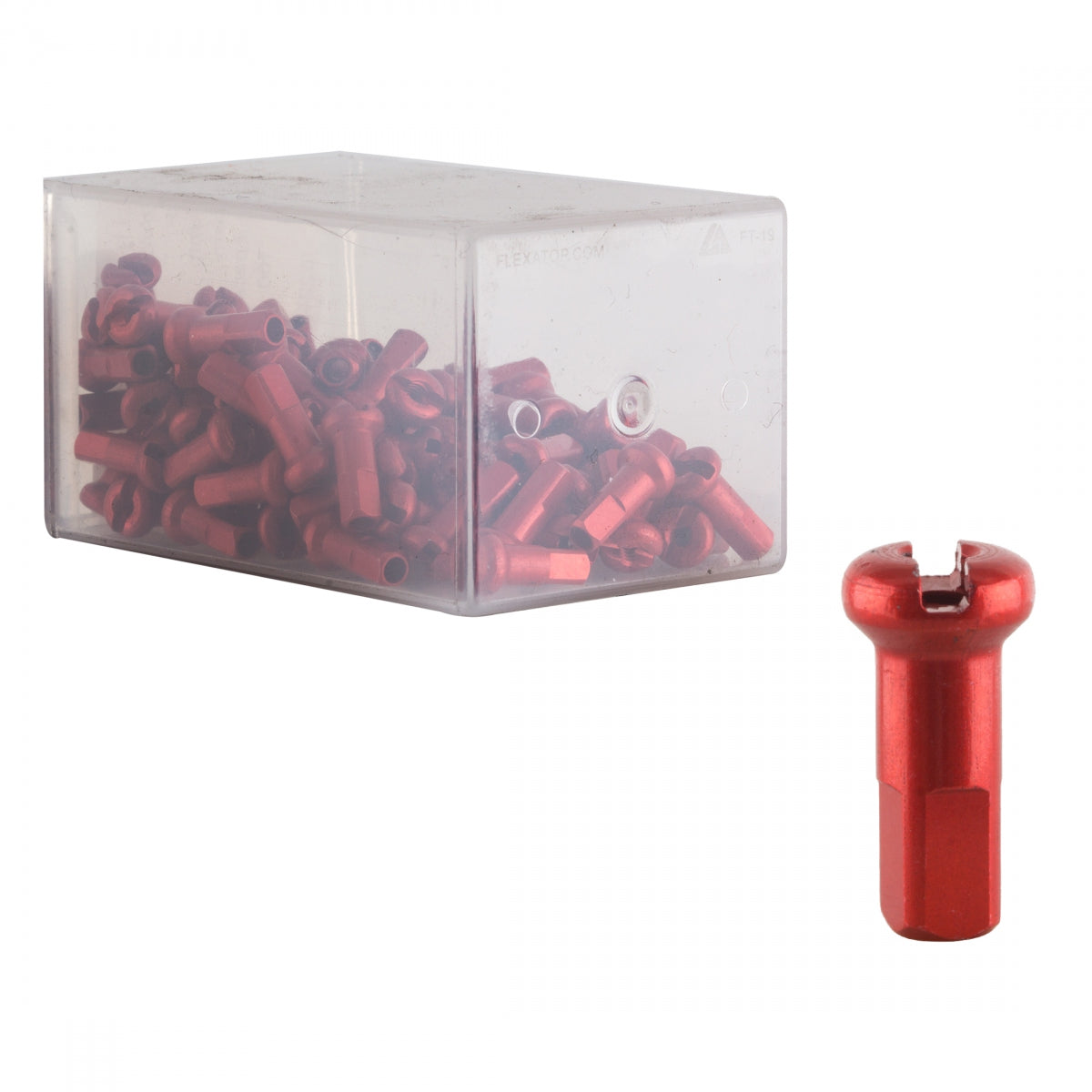 DT SWISS SPOKE NIPPLE DT ALY 2.0x12mm RD BXof100 - DT SWISS
