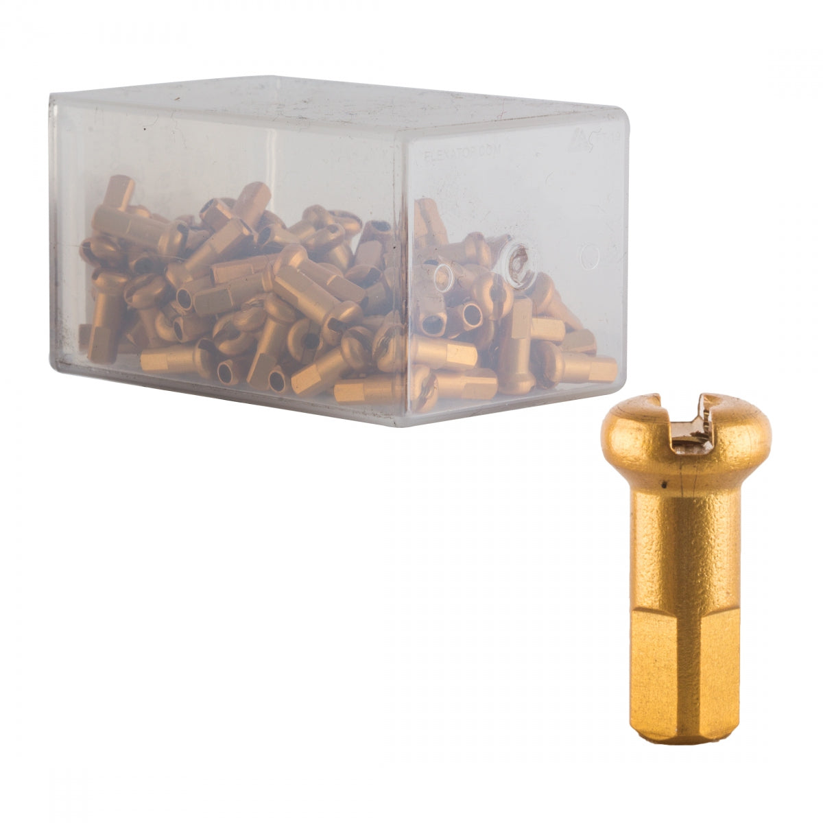 DT SWISS SPOKE NIPPLE DT ALY 2.0x12mm GD BXof100 - DT SWISS