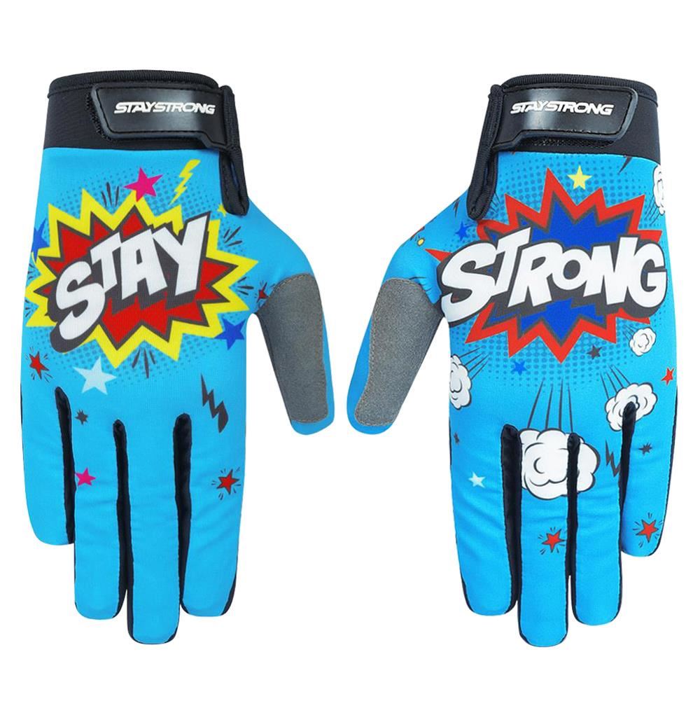 Stay Strong POW Gloves - Teal available at 5150bmx.com