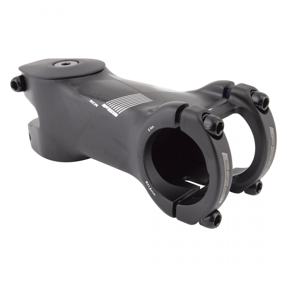FULL SPEED AHEAD STEM FSA SLK 80mm 6d 31.8 BK w/BK (K) - FULL SPEED AHEAD