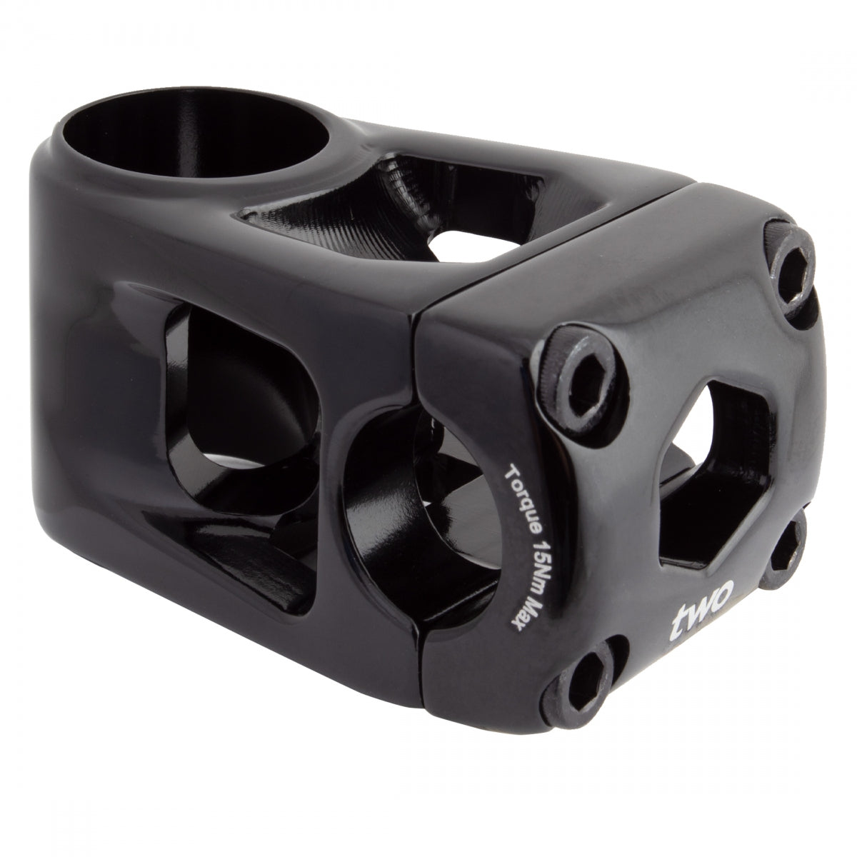 BOX COMPONENTS STEM BOX TWO CENTER CLAMP 53x22.2x1-1/8 +/-5d BK - BOX COMPONENTS