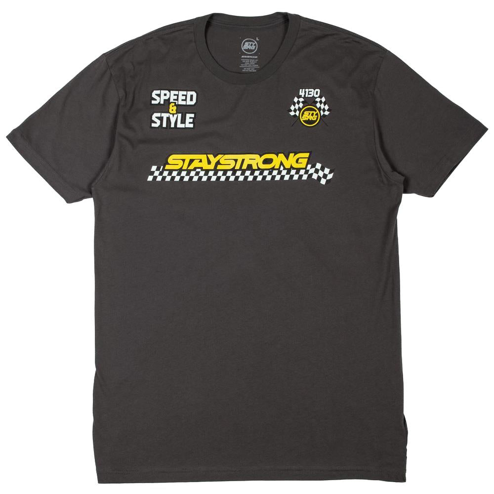 Stay Strong Speed & Style T-Shirt - Asphalt available at 5150bmx.com