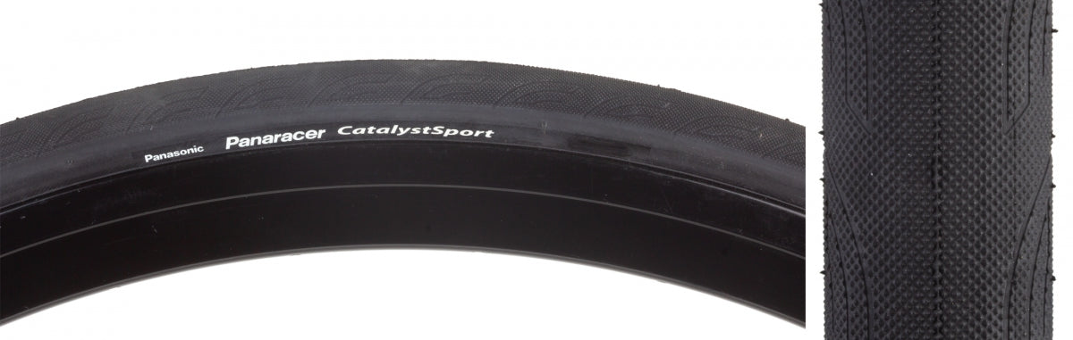 PANARACER TIRE PAN CATALYST SPORT 700x25 WIRE BK/BK - PANARACER