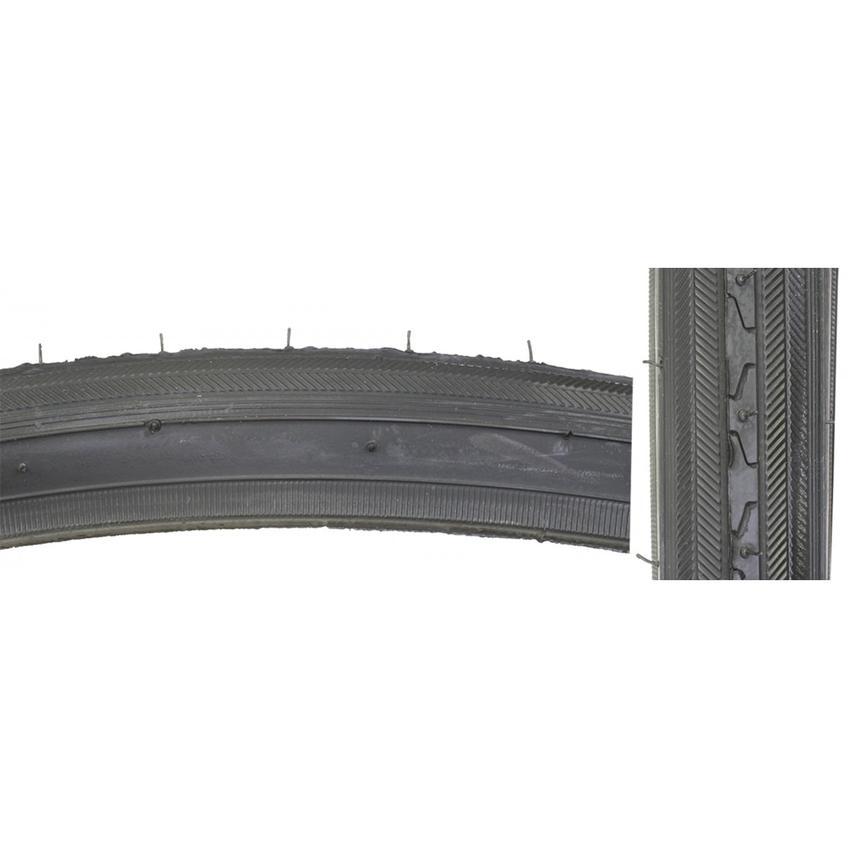 SUNLITE TIRE SUNLT 27x1-1/4 BK/BK RD 70lb K34/5 WIRE - SUNLITE