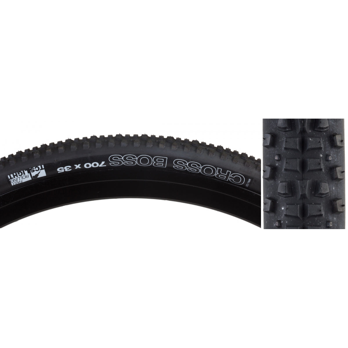 WTB TIRE WTB CROSSBOSS 700x35 TCS LIGHT FR FOLD - WTB