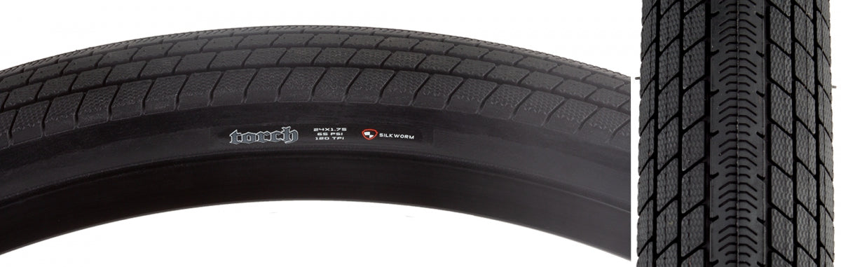 MAXXIS TIRE MAX TORCH 24x1.75 BK WIRE/120 DC/SS - MAXXIS