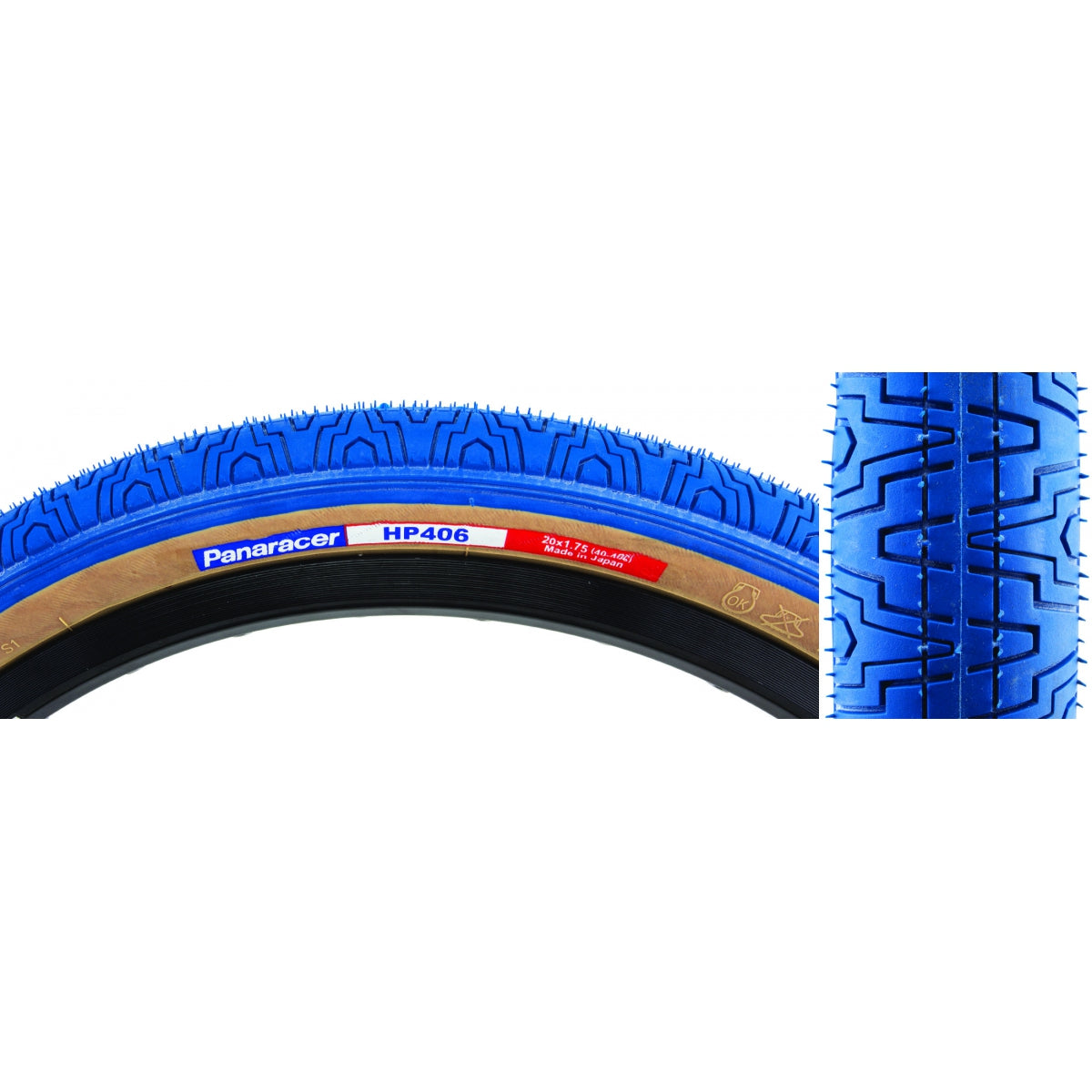 PANARACER TIRE PAN HP406 20x1.75 WIRE BU/YSK - PANARACER