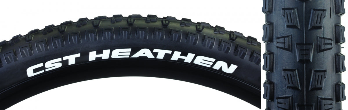 CST PREMIUM TIRE CSTP HEATHEN 27.5x2.1 BK/BK WIRE SC - CST PREMIUM
