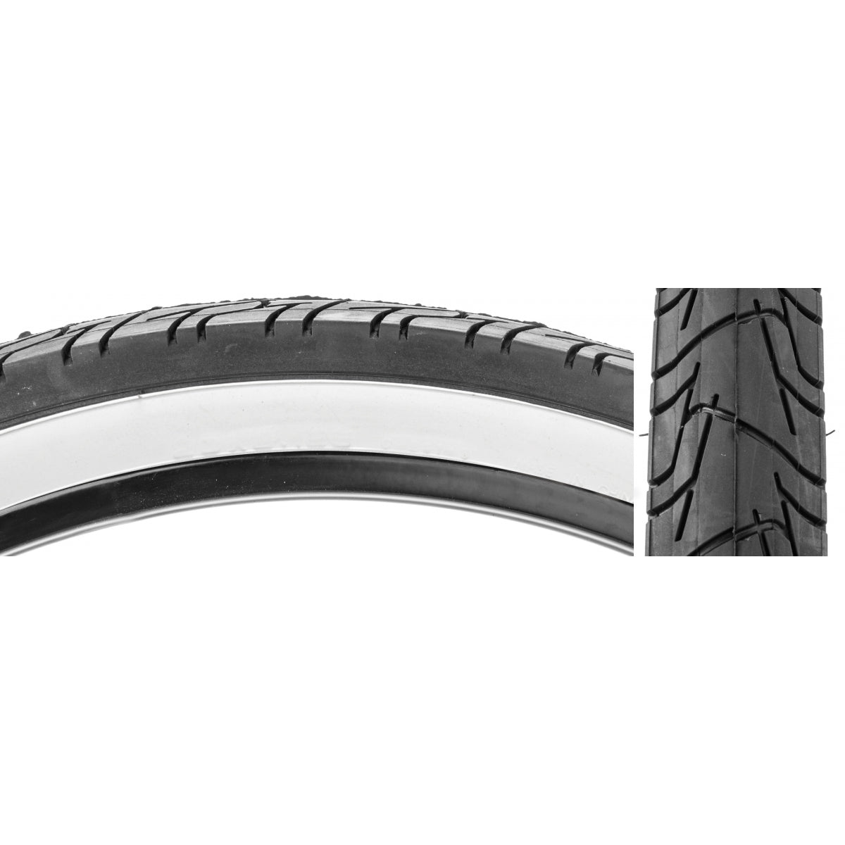 SUNLITE TIRE SUNLT 26x2.125 CST1218 BK/WHT CITY WIRE - SUNLITE