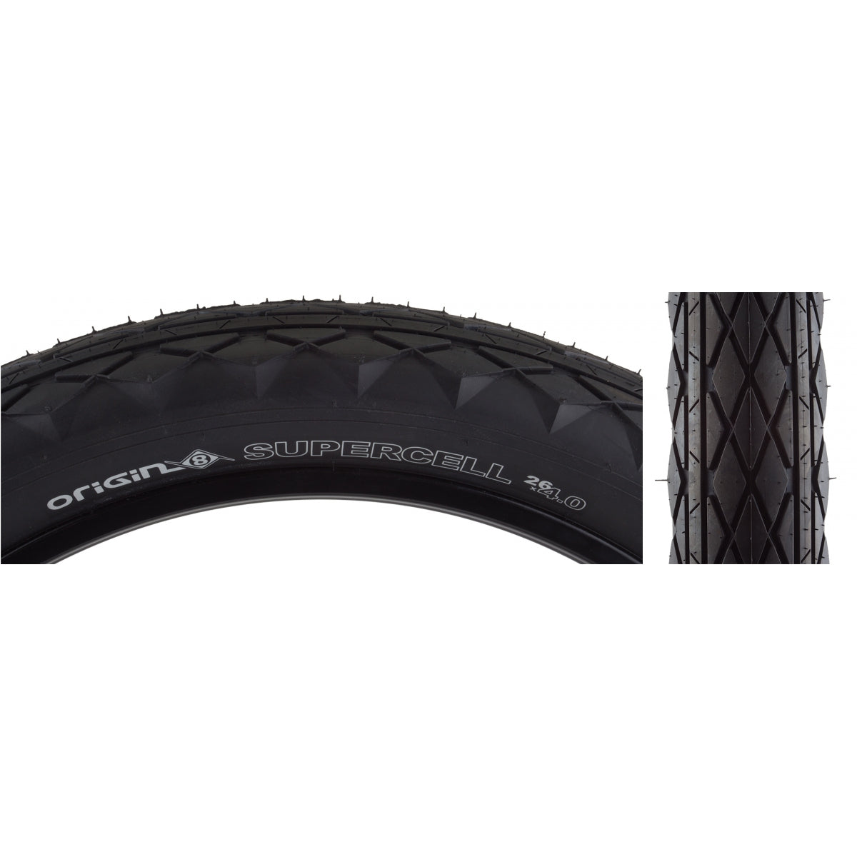 ORIGIN8 TIRE OR8 SUPERCELL 26x4.0 WIRE BK/BK - ORIGIN8