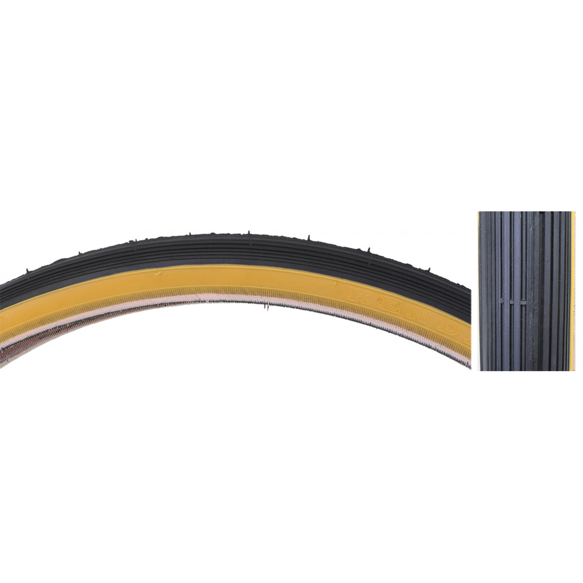 SUNLITE TIRE SUNLT 24x1-1/4 S5/6 BK/GM STREET K23 WIRE - SUNLITE