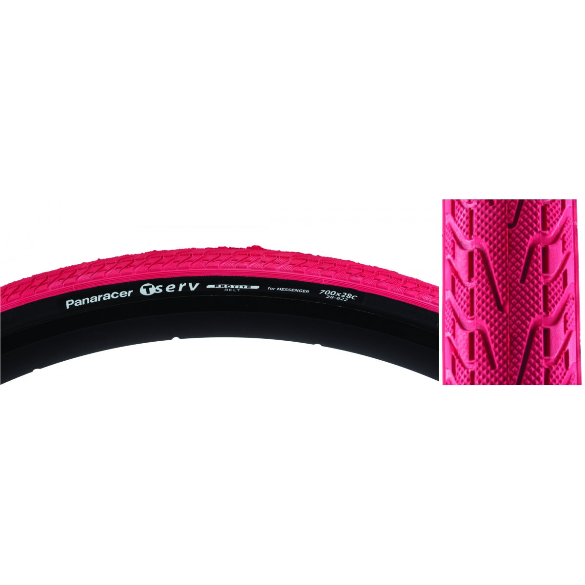 PANARACER TIRE PAN TSERV PROTITE 700x28 FOLD RD/BK - PANARACER