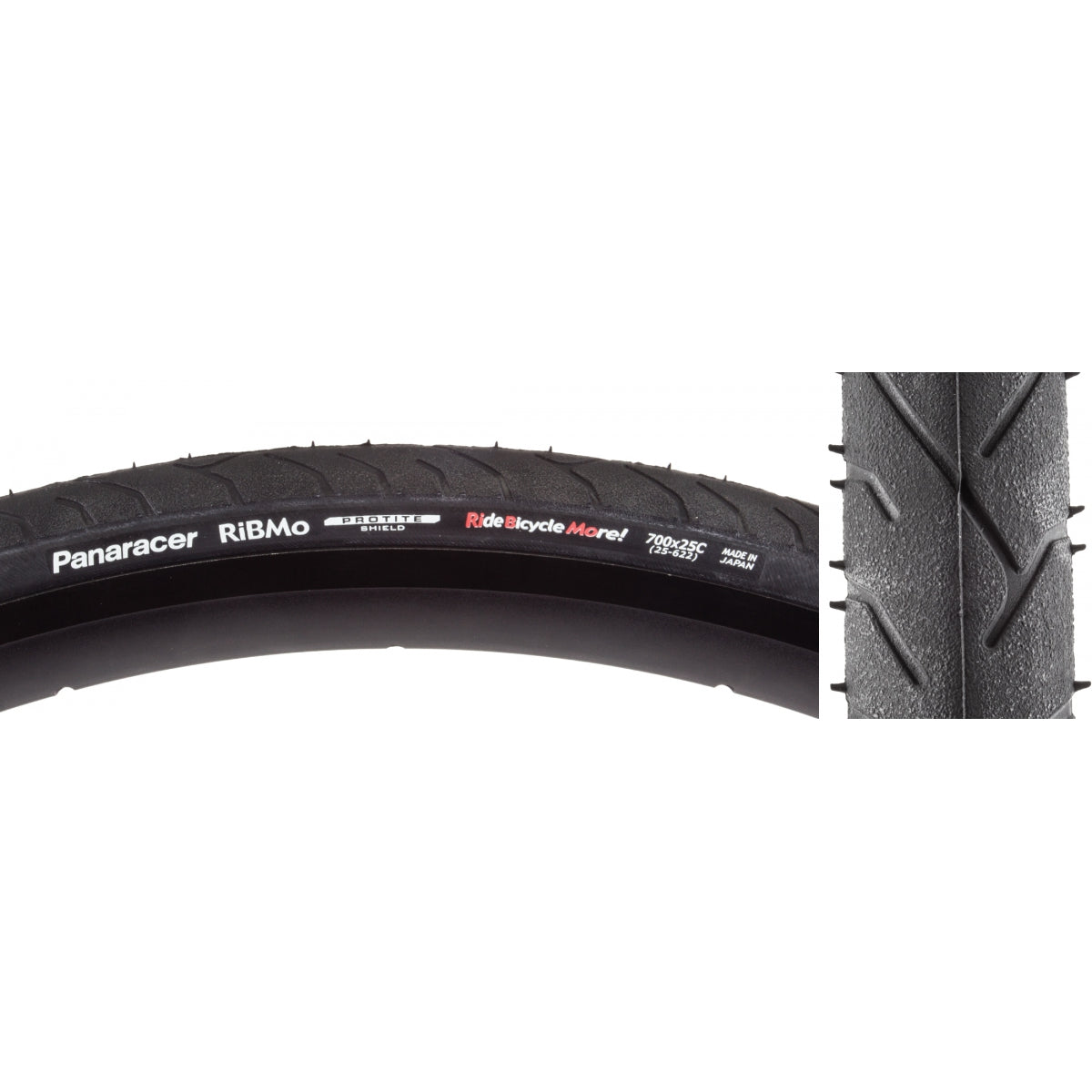 PANARACER TIRE PAN RiBMO PROTITE 700x25 FOLD BK/BK - PANARACER