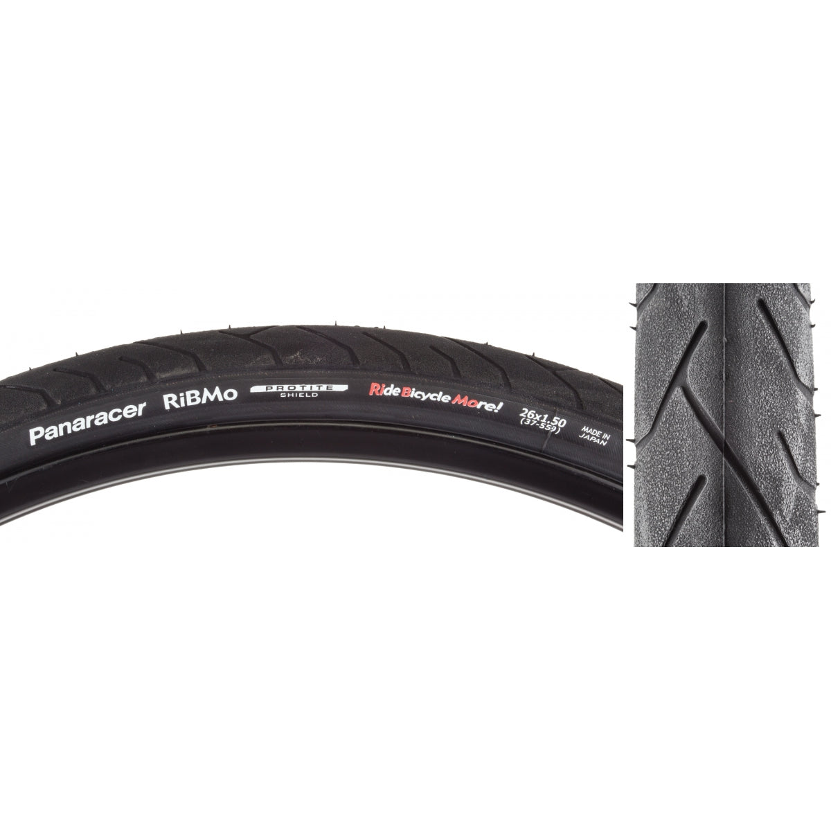 PANARACER TIRE PAN RiBMO PROTITE 26x1.5 WIRE BK/BK - PANARACER