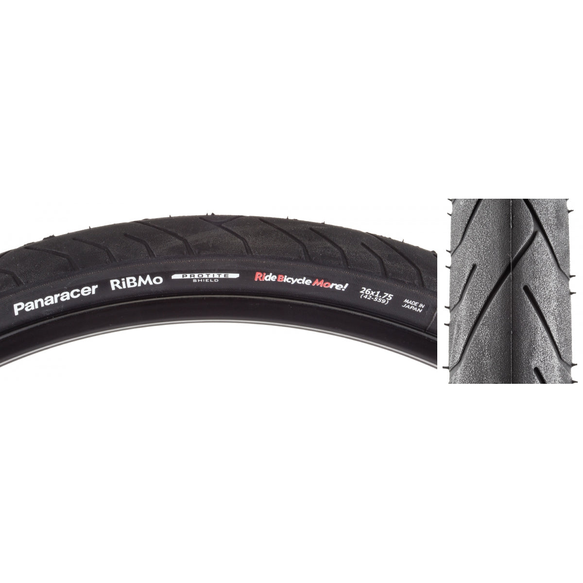 PANARACER TIRE PAN RiBMO PROTITE 26x1.75 WIRE BK/BK - PANARACER
