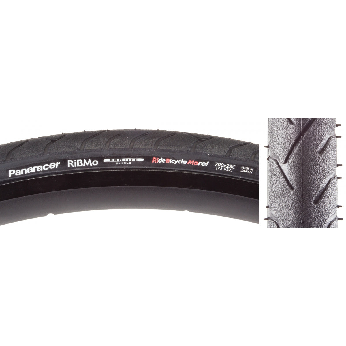 PANARACER TIRE PAN RiBMO PROTITE 700x23 WIRE BK/BK - PANARACER