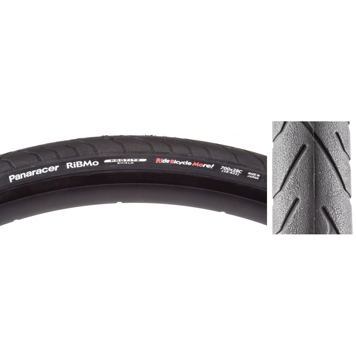 PANARACER TIRE PAN RiBMO PROTITE 700x28 WIRE BK/BK - PANARACER