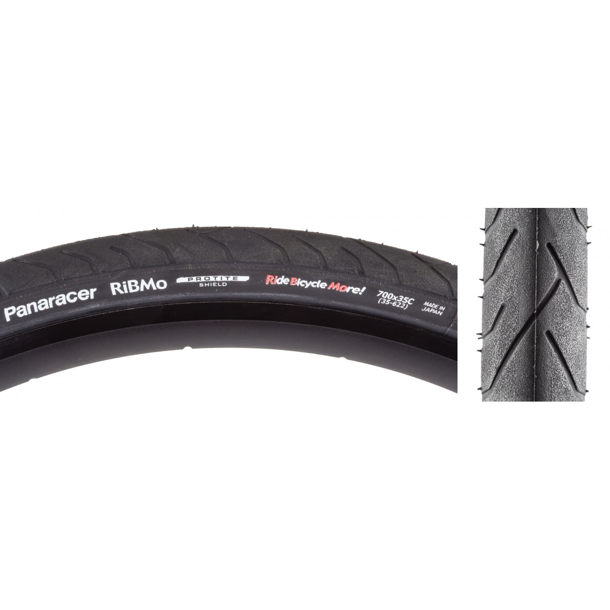 PANARACER TIRE PAN RiBMO PROTITE 700x35 WIRE BK/BK - PANARACER