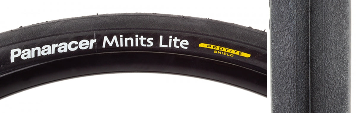 PANARACER TIRE PAN MINITS LIGHT PROTITE 20x1-1/8 FOLD BK/BK - PANARACER