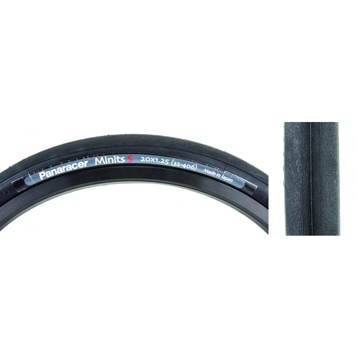 PANARACER TIRE PAN MINITS S 20x1.25 WIRE BK/BK - PANARACER