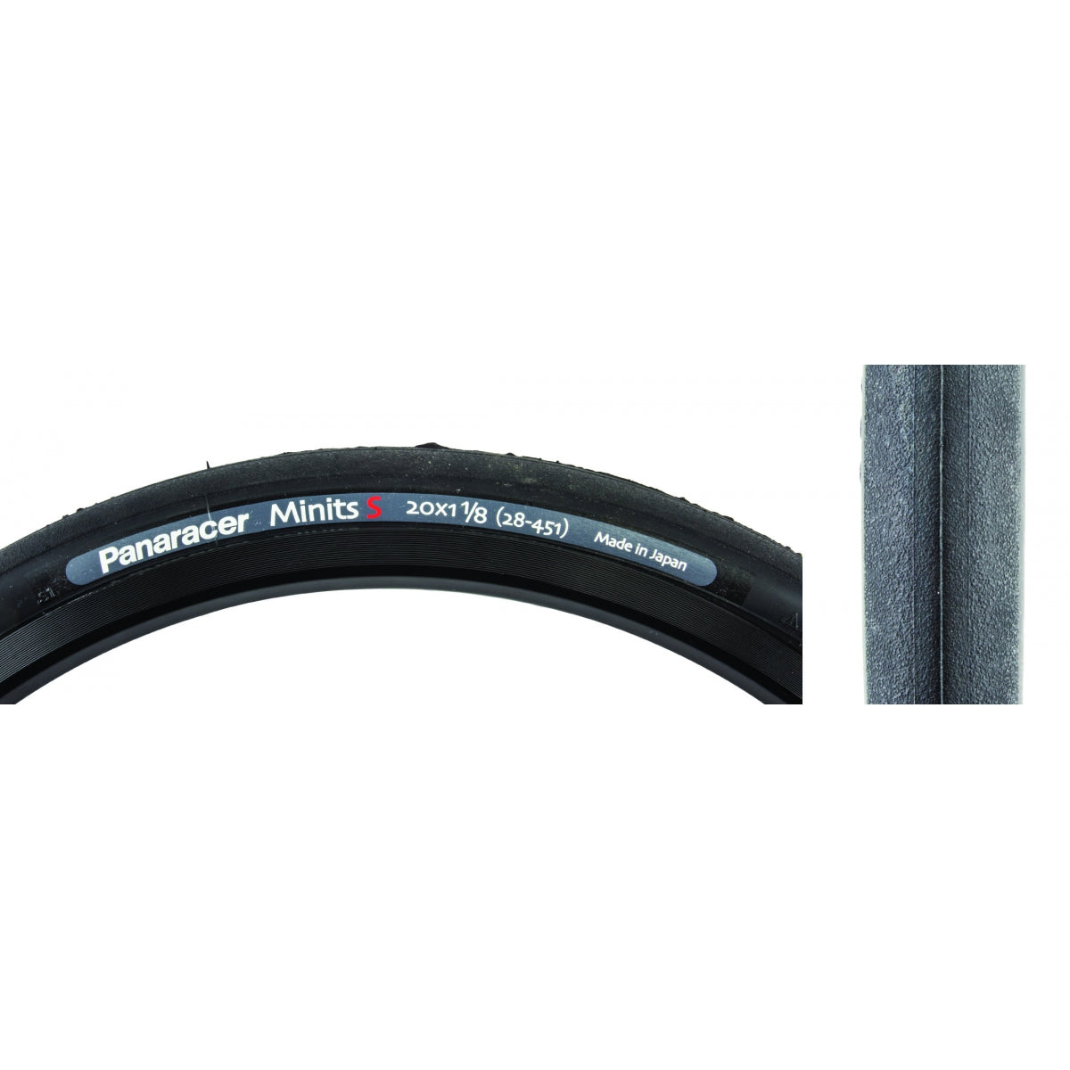 PANARACER TIRE PAN MINITS S 20x1-1/8 WIRE BK/BK - PANARACER