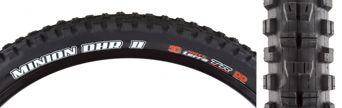 MAXXIS TIRE MAX MINION DHR II 27.5x2.3 BK FOLD/120x2 3C/TR/DD - MAXXIS