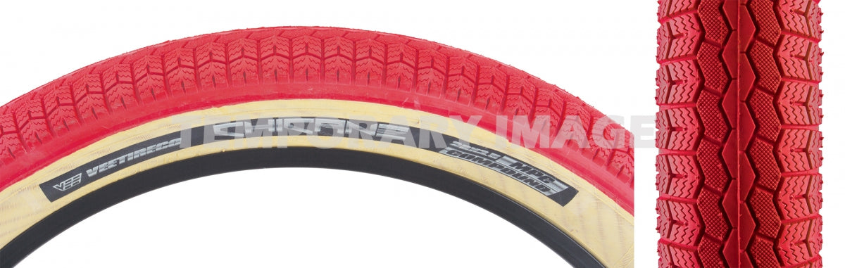 SE BIKES TIRE SE BIKES CHICANE 26x3.5 RD/TAN WIRE/72 - SE BIKES