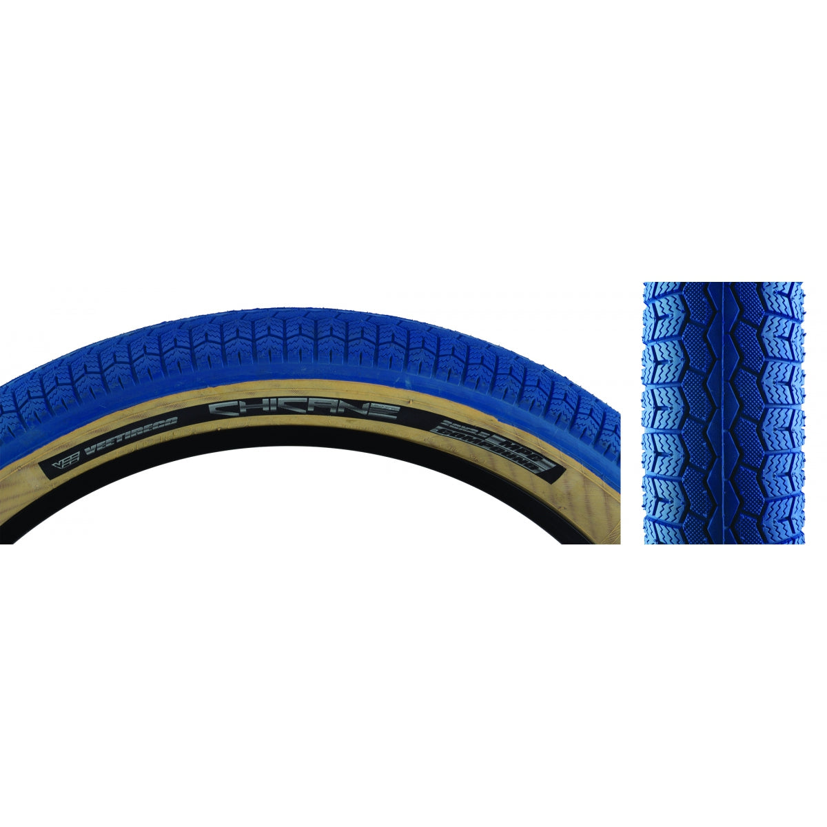 SE BIKES TIRE SE BIKES CHICANE 26x3.5 BU/TAN WIRE/72 - SE BIKES