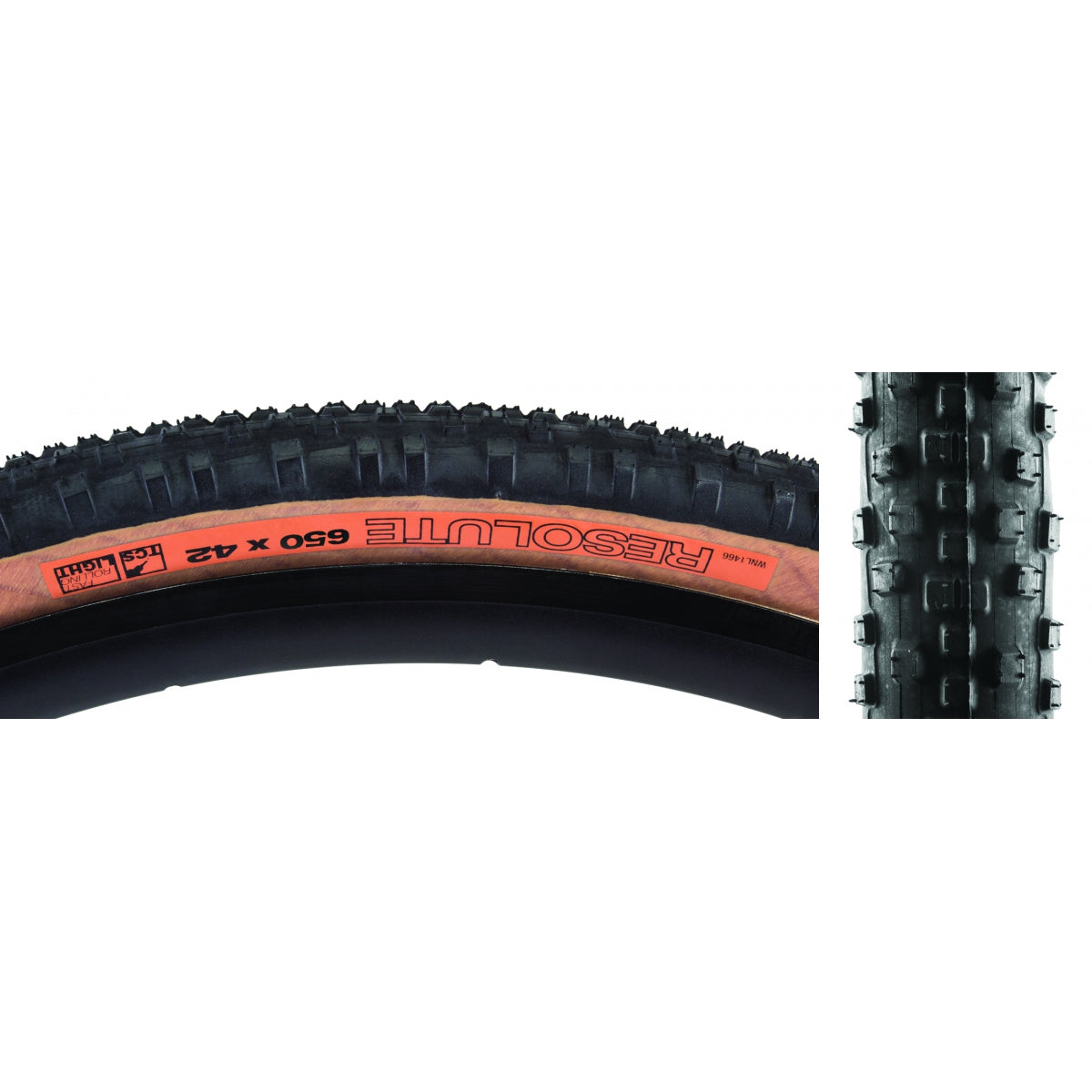 WTB TIRE WTB RESOLUTE 650B 42 TCS LIGHT FR FOLD - WTB