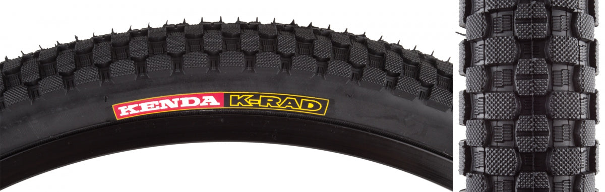 KENDA TIRE KEN K-RAD SPORT 20x2.35 BK/BK SRC/60 WIRE 65psi - KENDA